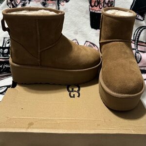 UGG w classic mini platform